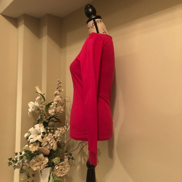 ~Active Basic~ Dark pink long sleeve top. Size M. - Picture 2 of 4